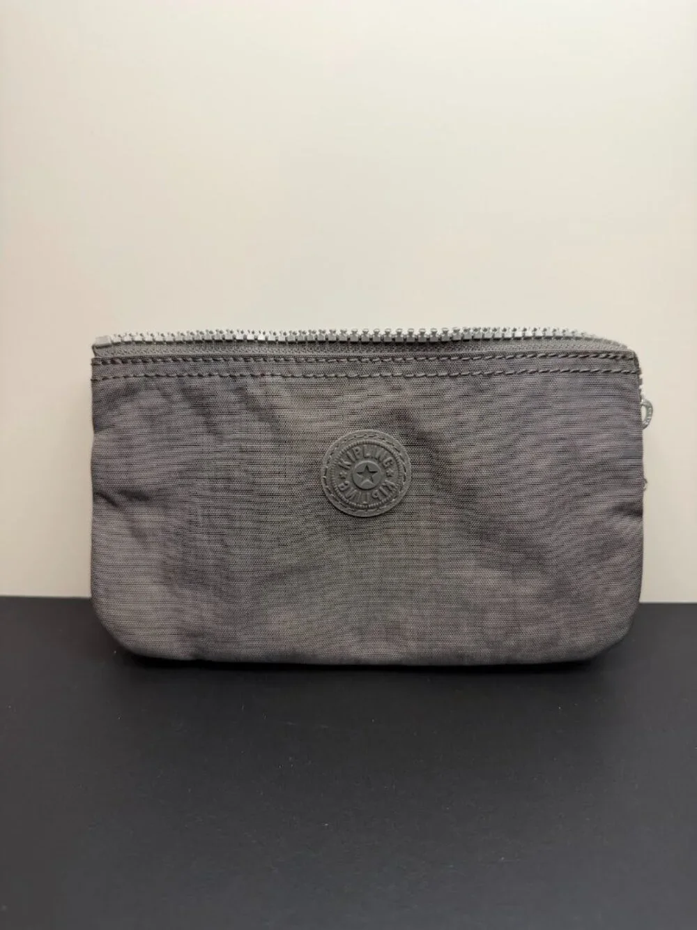 NWT Kipling 100 Pens Case Pencil Pouch Makeup Bag w/Grey Monkey